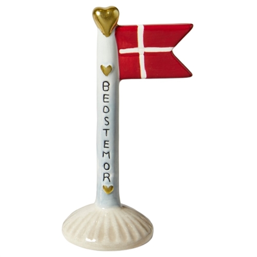 Flagge Oma hellblau H: 14 cm