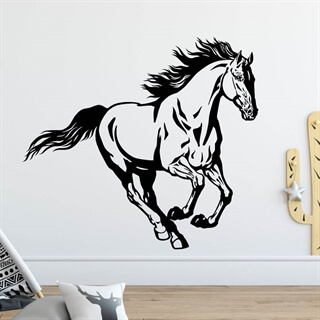 Galoppierendes Pferd - Wandtattoo