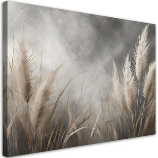 Leinwandbild, Gras, Natur, Botanik - (60x40)