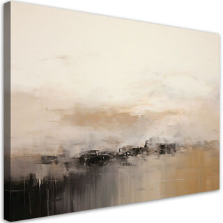 Leinwandbild, Abstrakte Lofts Beige - (90x60)