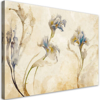 Leinwandbild, Iris-Aquarell