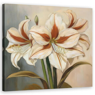 Leinwandbild, Blumen Lilien Natur