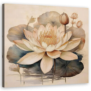 Leinwandbild, Blumen Lilien Botanik