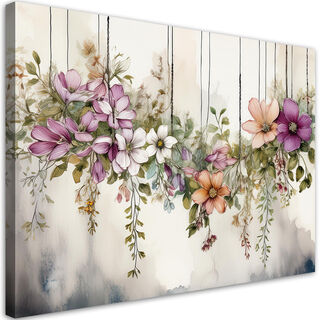 Leinwandbild, Blumen Botanik Pflanzen