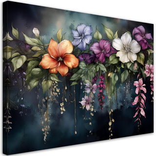 Leinwandbild, Blumen Botanik Pflanzen