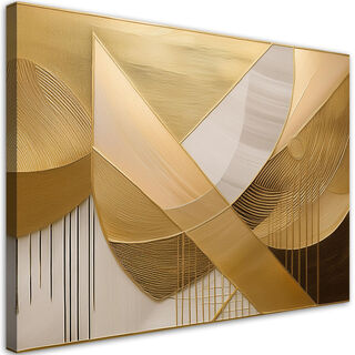 Leinwandbild, Geometrische Formen 3D
