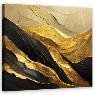 Leinwandbild, Gold-Glamour-Zusammenfassung