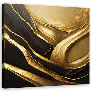 Leinwandbild, Glamour-Gold-Zusammenfassung