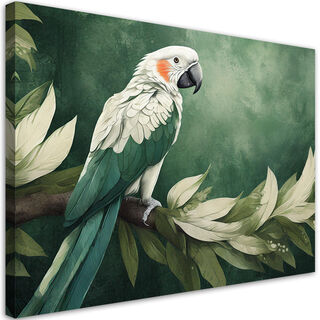 Leinwandbild, Papageienvogeltiere