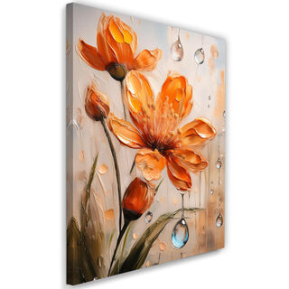 Leinwandbild, Lilie Orangenblüte
