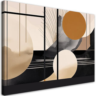 Leinwandbild, Geometrische Abstraktion Glamour