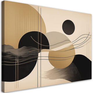 Leinwandbild, Geometrische Abstraktion Glamour
