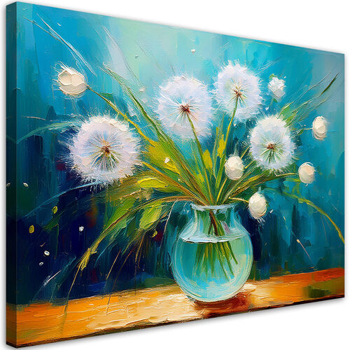 Leinwandbild, Gebläse in einer Vase