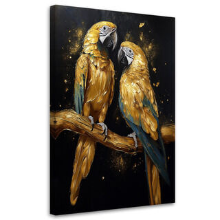 Leinwandbild, Goldpapageien-Tiere