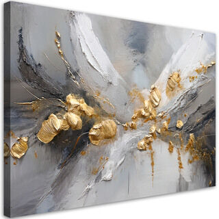 Leinwandbild, Gold-Glamour-Abstraktion