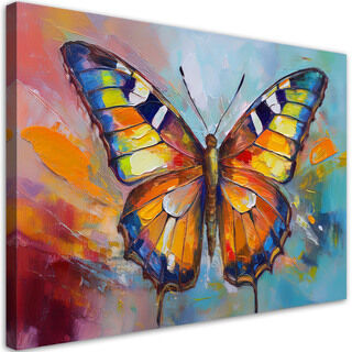 Leinwandbild, Bunter Schmetterling