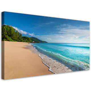Leinwandbild Tropische Strandmeerlandschaft