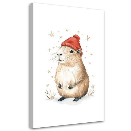 Leinwandbild Capybara-Tiere