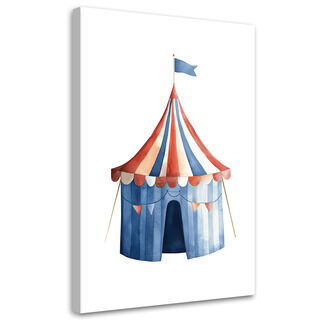 Leinwandbild für Kinderzimmer Bunter Zirkus