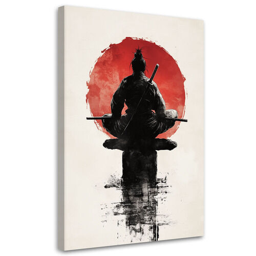 Leinwandbild, Japanischer Samurai-Krieger