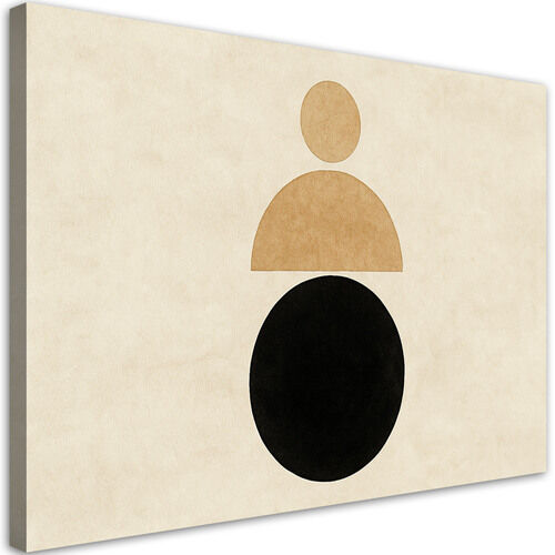 Bild für das Wohnzimmer, Abstrakte Figuren Minimalismus