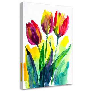 Leinwandbild, Tulpen Natur Blumen