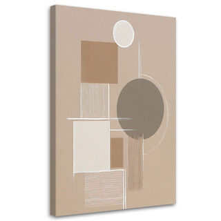 Bilder Wohnzimmer, Geometrische Abstraktion Figuren
