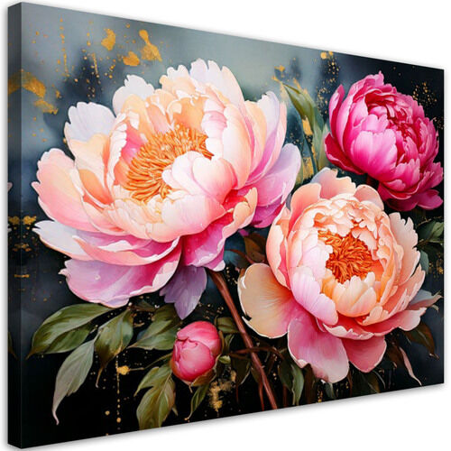 Bild für Wohnzimmer Schlafzimmer Küche, Moderne Pfingstrosen Blumen