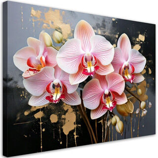 Bild für das Wohnzimmer oder Schlafzimmer, Orchidee Orchidee Rosa Blumen