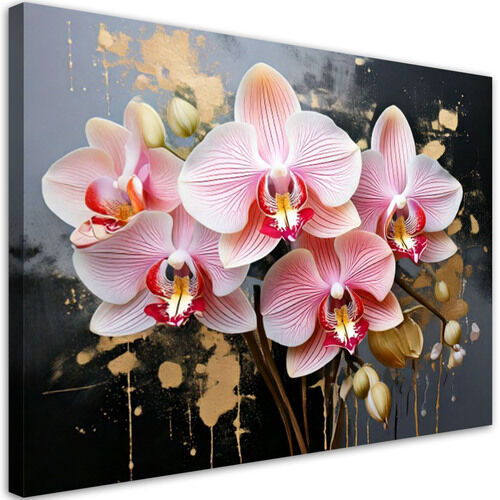 Bild für das Wohnzimmer oder Schlafzimmer, Orchidee Orchidee Rosa Blumen