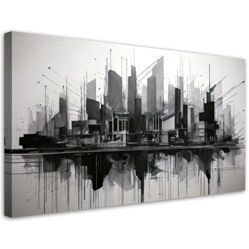Leinwandbilder, Stadt Abstraktion Minimalismus Architektur