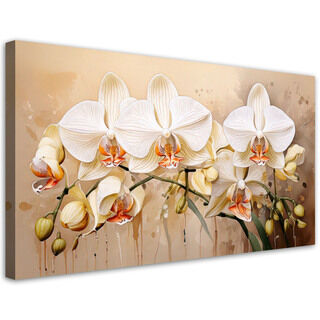 Wandbild für das Wohnzimmer, Orchideen Blumen Botanik