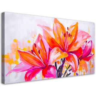 Bild für das Schlafzimmer, Lilienblumen Aquarell