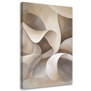 Wandbild modern, Abstraktion Gewundene Formen Minimalismus