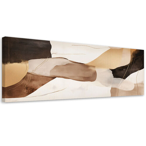 Leinwandbild modern, Abstraktes Minimalismus Braun
