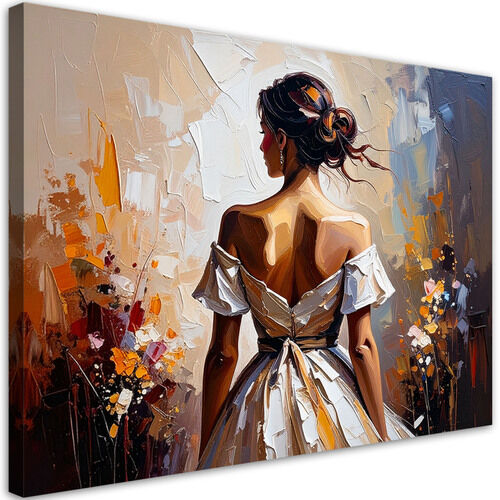 Modernes Bild für das Wohnzimmer oder Schlafzimmer, Glamouröse Frauenfigur