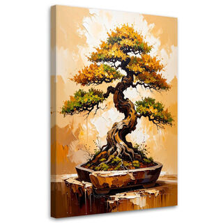 Wandbild für das Wohnzimmer, Bonsai