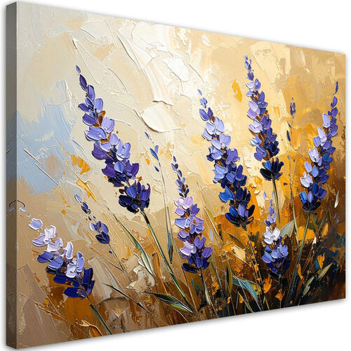 Modernes Wandbild für das Wohnzimmer oder Schlafzimmer, Lavendelblüten