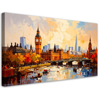 Bild für das Wohnzimmer Schlafzimmer und Büro, Panorama von London Big Ben