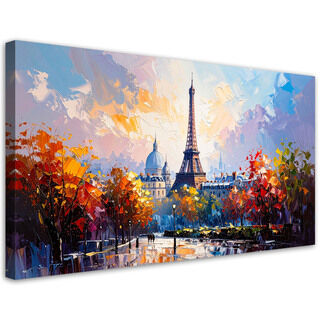 Bild, Paris Eiffelturm wie gemalt