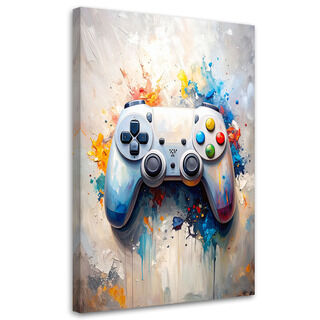 Modernes Bild für Gamer, Gamepad-Konsole Controller
