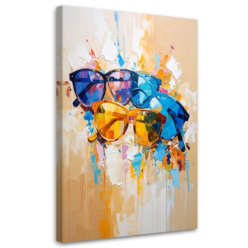 Jugendbild für die Wand, Sonnenbrille