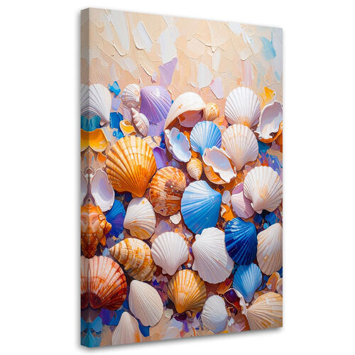 Modernes Bild für das Wohnzimmer oder das Badezimmer, Muscheln