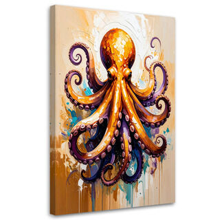 Modernes Bild für die Küche, Bar oder das Restaurant, Oktopus
