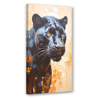 Modernes Bild für das Wohnzimmer Büro, Schwarzer Panther Tiere
