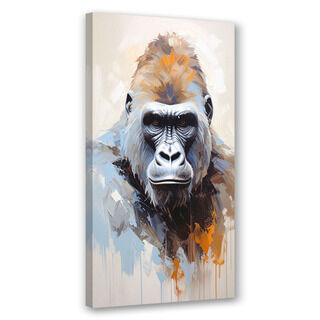 Modernes Bild für das Wohnzimmer Büro, Gorilla Porträt Tiere
