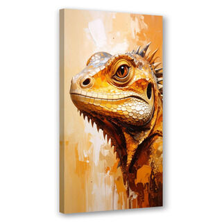 Modernes Bild für das Wohnzimmer Küche, Kopf einer Eidechse Reptilien