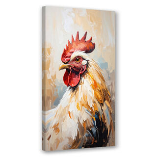 Modernes Wandbild für die Küche Essbereich Canvas, Henne Vogel Tier