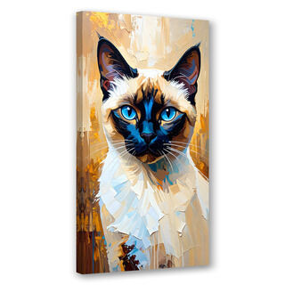 Jugendbild für das Jugendzimmer oder das Wohnzimmer, Sphinx Bunte Katze