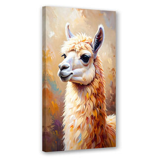 Jugendbild für das Jugendzimmer oder das Wohnzimmer, Lama Tier